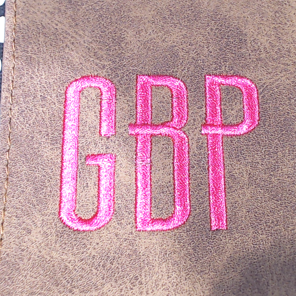 BLOOPER BAG: Monogrammed Dottie Cosmetic Case
