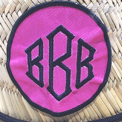 BLOOPER ACCESSORY: Monogrammed Straw Hat