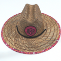 BLOOPER ACCESSORY: Monogrammed Straw Hat