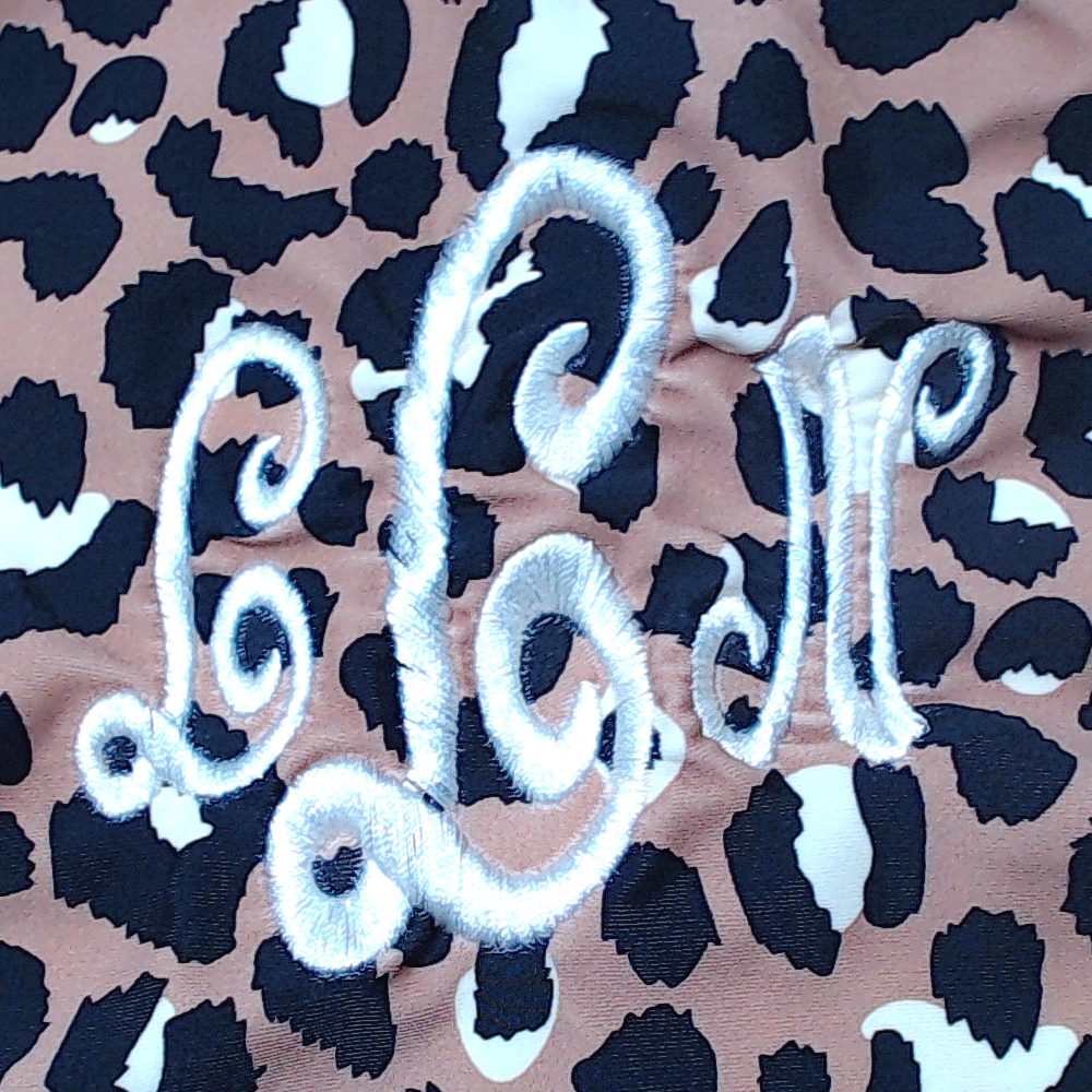 BLOOPER KIDS: Monogrammed Kids Ruffle Tankini