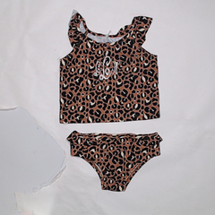 BLOOPER KIDS: Monogrammed Kids Ruffle Tankini