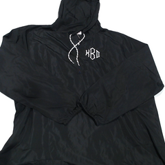 BLOOPER CLOTHING: Monogrammed Pullover Rain Jacket