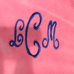 BLOOPER CLOTHING: Monogrammed Puff Sleeve Fleece Pullover