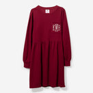 Monogrammed Waffle Dress | Crimson