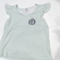 BLOOPER CLOTHING: Monogrammed Ruffle Pajamas
