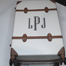 BLOOPER BAG: Monogrammed Vintage Suitcase