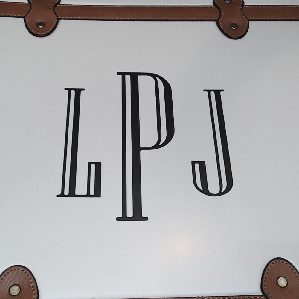 BLOOPER BAG: Monogrammed Vintage Suitcase