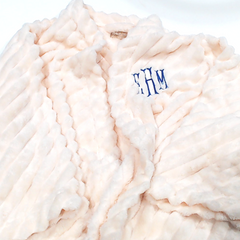 BLOOPER CLOTHING: Monogrammed Plush Robe