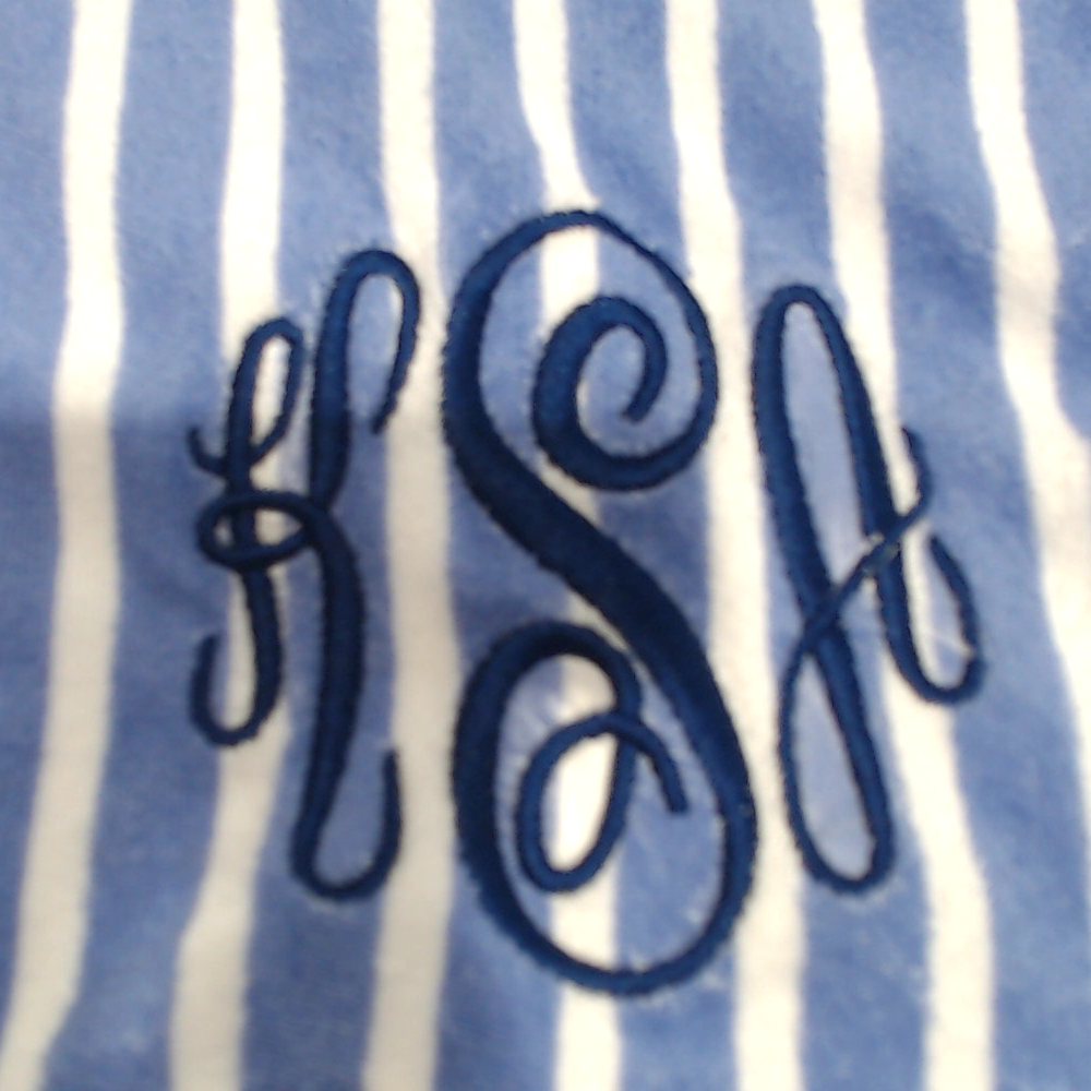 BLOOPER KIDS: Monogrammed Toddler Hooded Towel Poncho