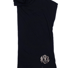BLOOPER CLOTHING: Monogrammed Cowl Neck Poncho