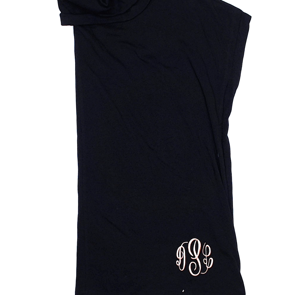 BLOOPER CLOTHING: Monogrammed Cowl Neck Poncho