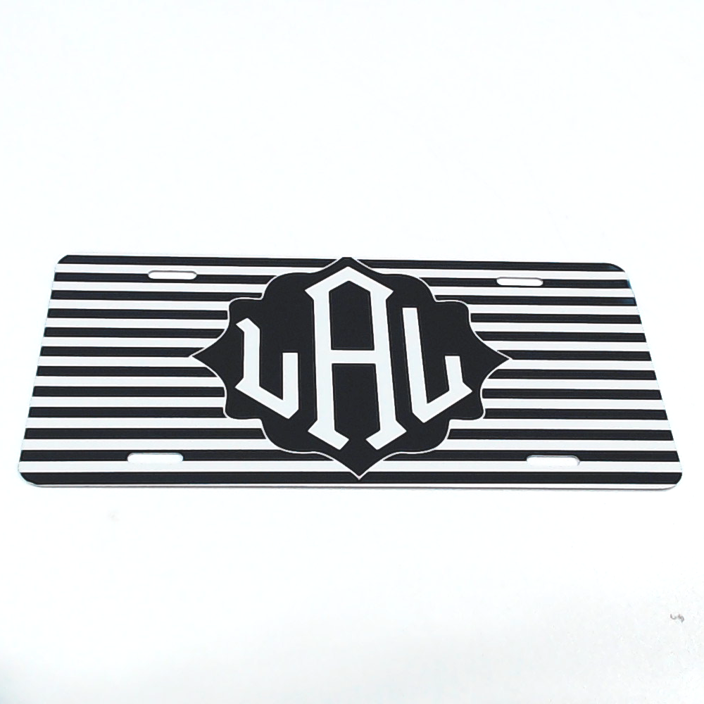 BLOOPER ACCESSORY: Monogrammed License Plate