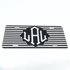 BLOOPER ACCESSORY: Monogrammed License Plate