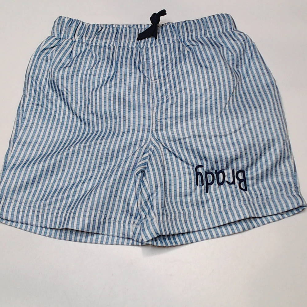 BLOOPER KIDS: Monogrammed Boys Swim Trunks