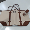 BLOOPER BAG: Monogrammed Vintage Weekender