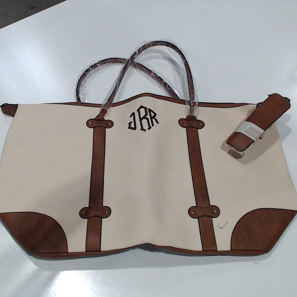 BLOOPER BAG: Monogrammed Vintage Weekender