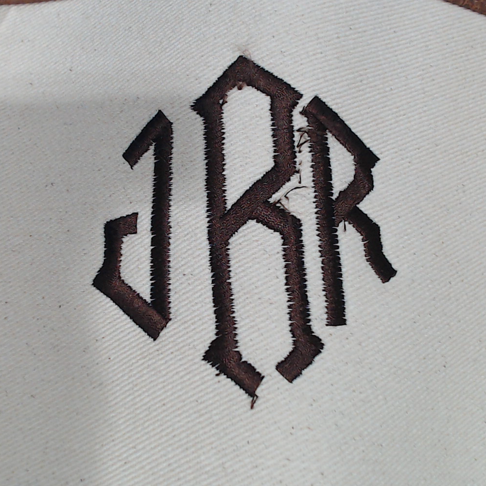 BLOOPER BAG: Monogrammed Vintage Weekender