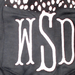 BLOOPER CLOTHING: Monogrammed Pajama Top