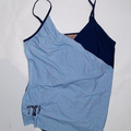 BLOOPER SWIM: Monogrammed Ruched Tankini