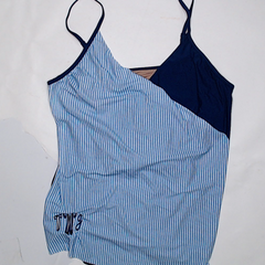 BLOOPER SWIM: Monogrammed Ruched Tankini