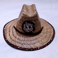 BLOOPER KIDS: Monogrammed Kids Straw Hat