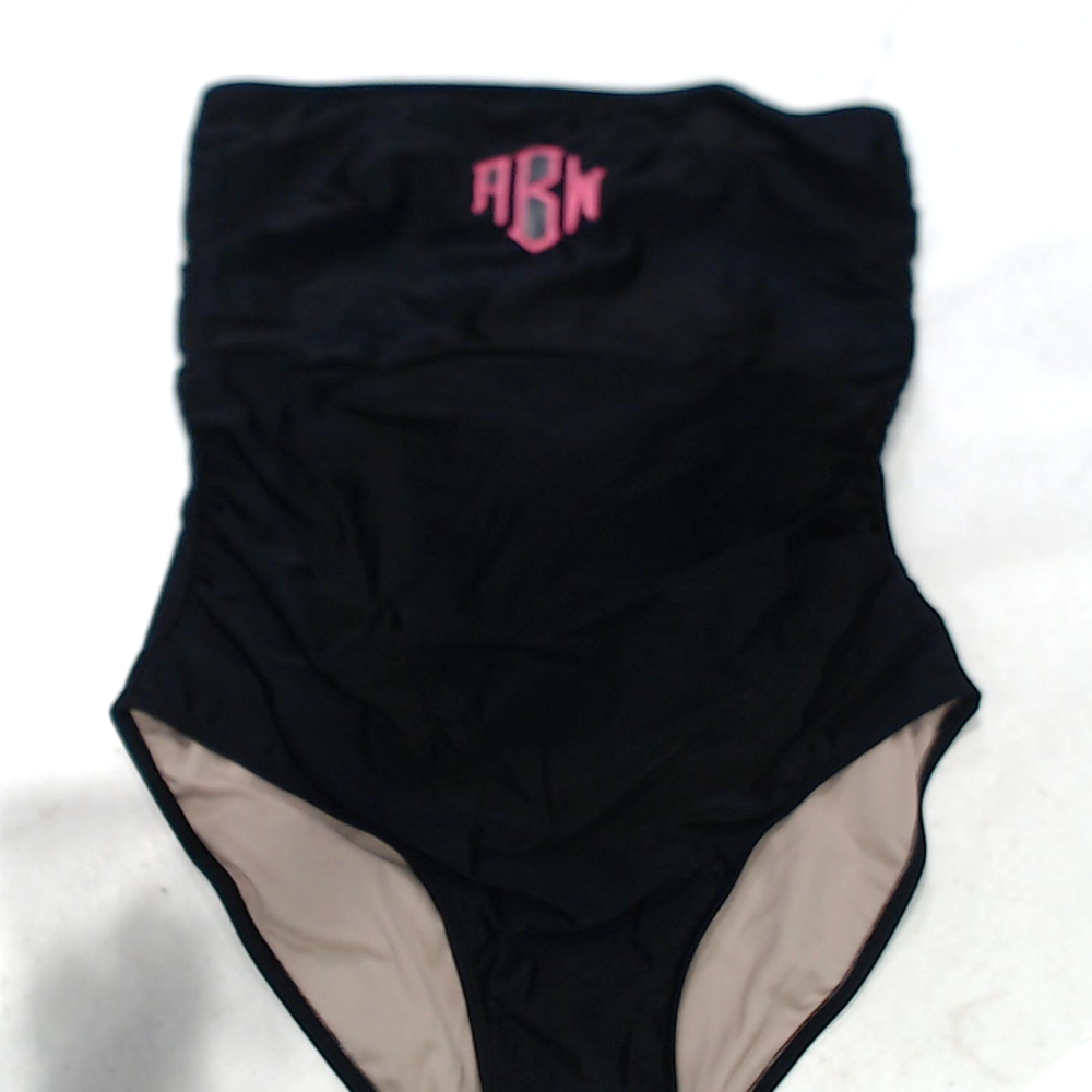 BLOOPER SWIM: Monogrammed One Piece Bathing Suit