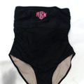 BLOOPER SWIM: Monogrammed One Piece Bathing Suit