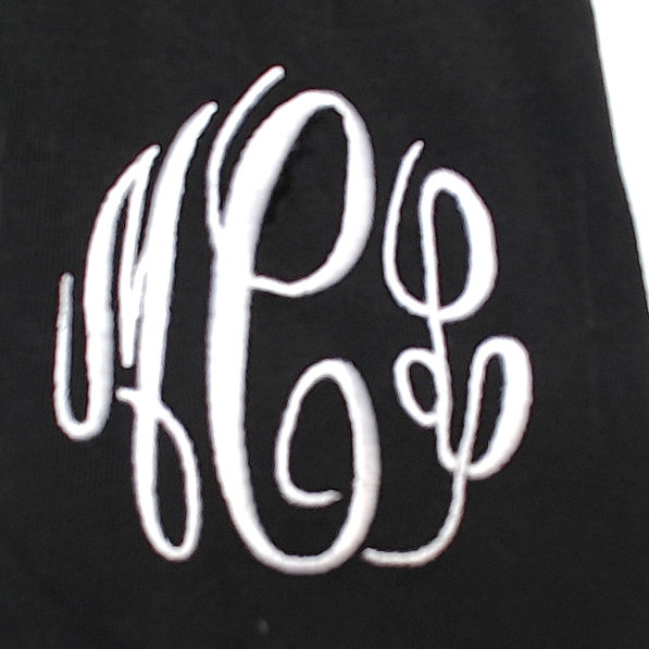 BLOOPER CLOTHING: Monogrammed Cowl Neck Poncho