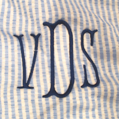 BLOOPER CLOTHING: Monogrammed Scalloped Boxer Shorts