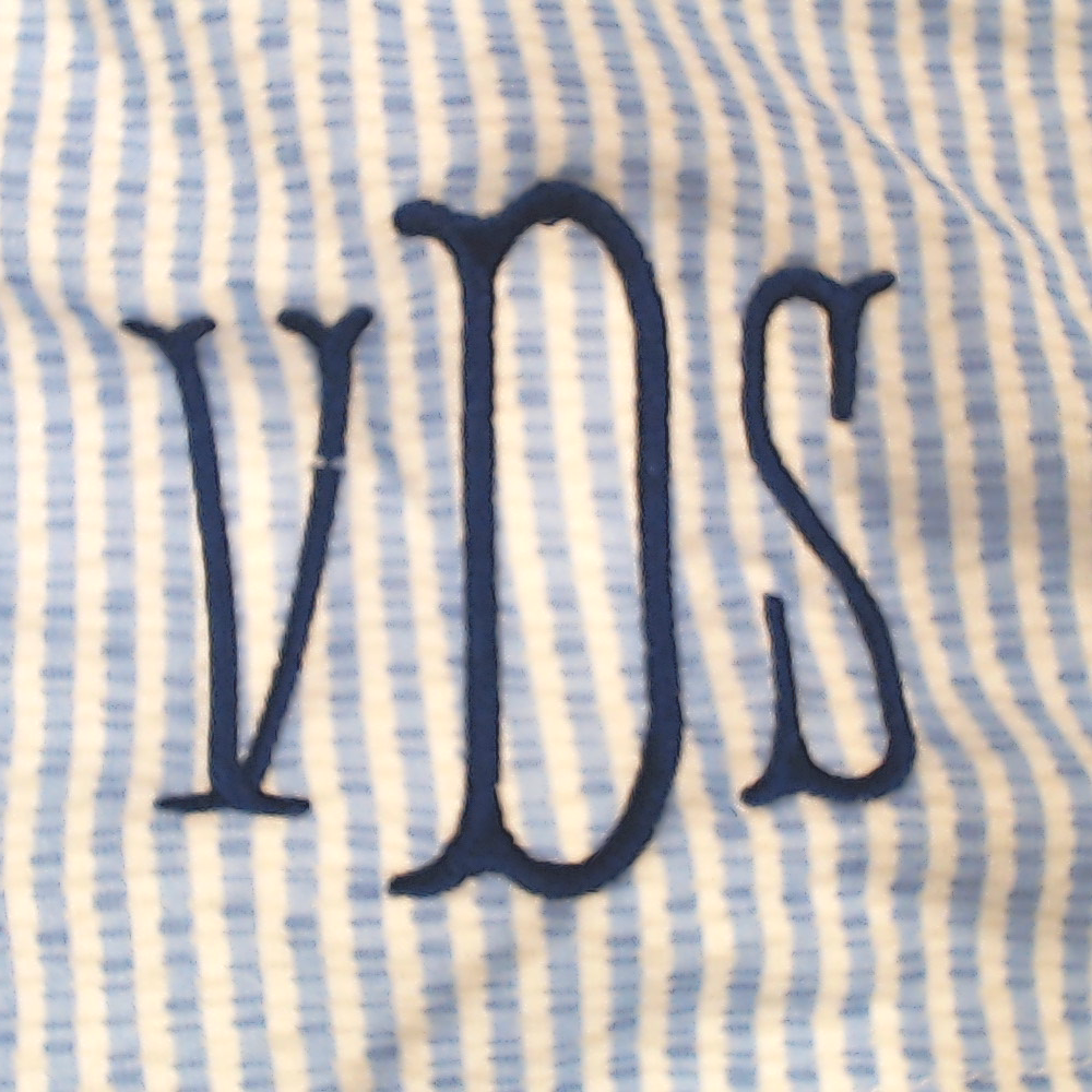 BLOOPER CLOTHING: Monogrammed Scalloped Boxer Shorts