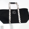 BLOOPER BAG: Monogrammed Extra Large Tote Bag