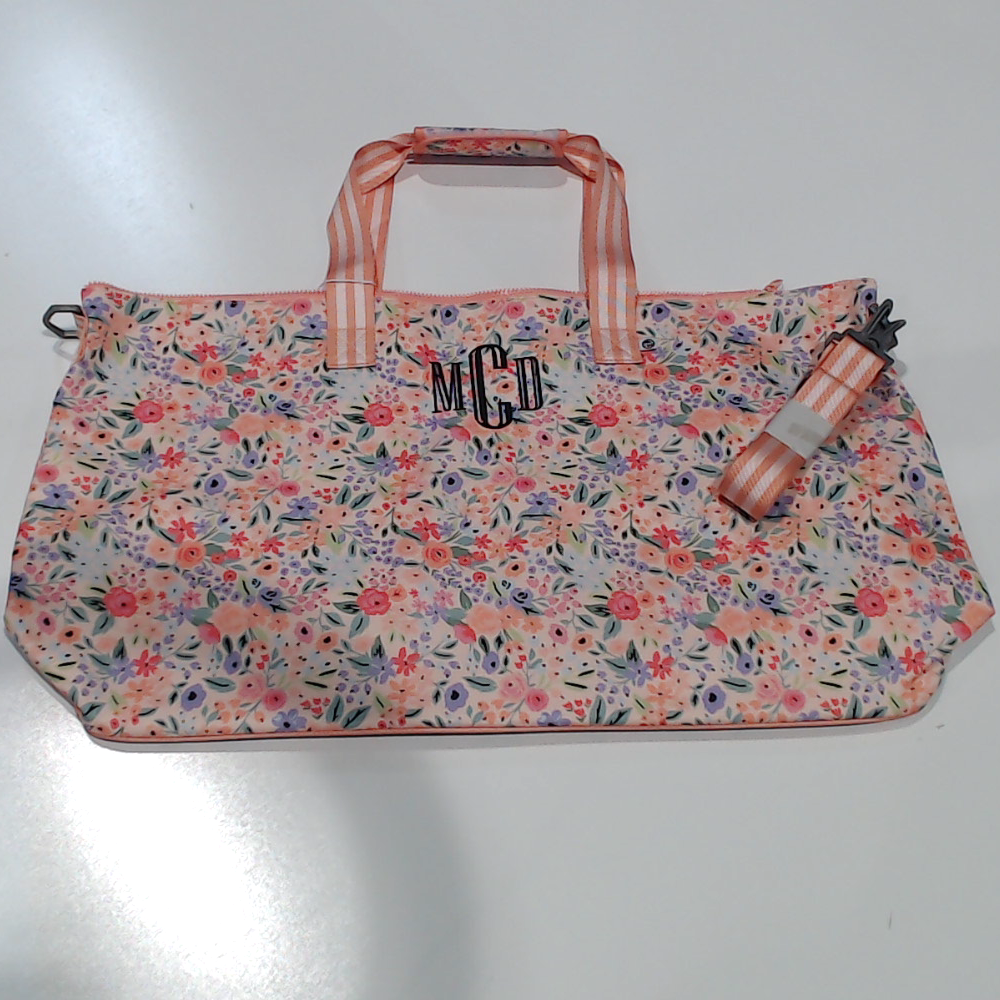 BLOOPER BAG: Monogrammed Weekend Bag