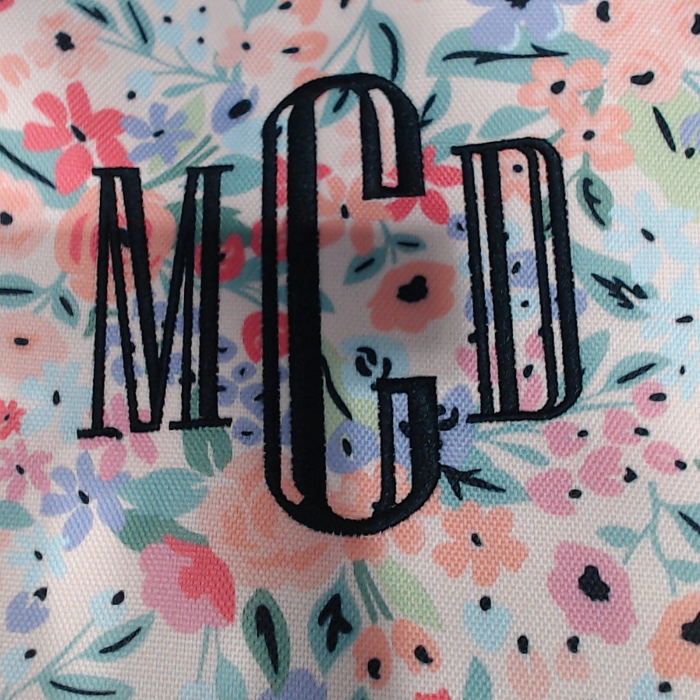 BLOOPER BAG: Monogrammed Weekend Bag