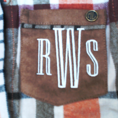BLOOPER KIDS: Monogrammed Kids Plaid Layering Tunic