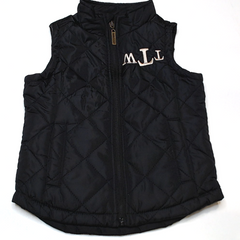 BLOOPER KIDS: Monogrammed Kids Puffer Vest