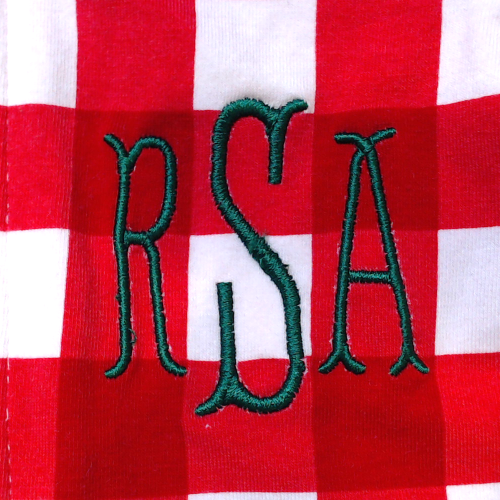 BLOOPER KIDS: Monogrammed Kids Pajamas