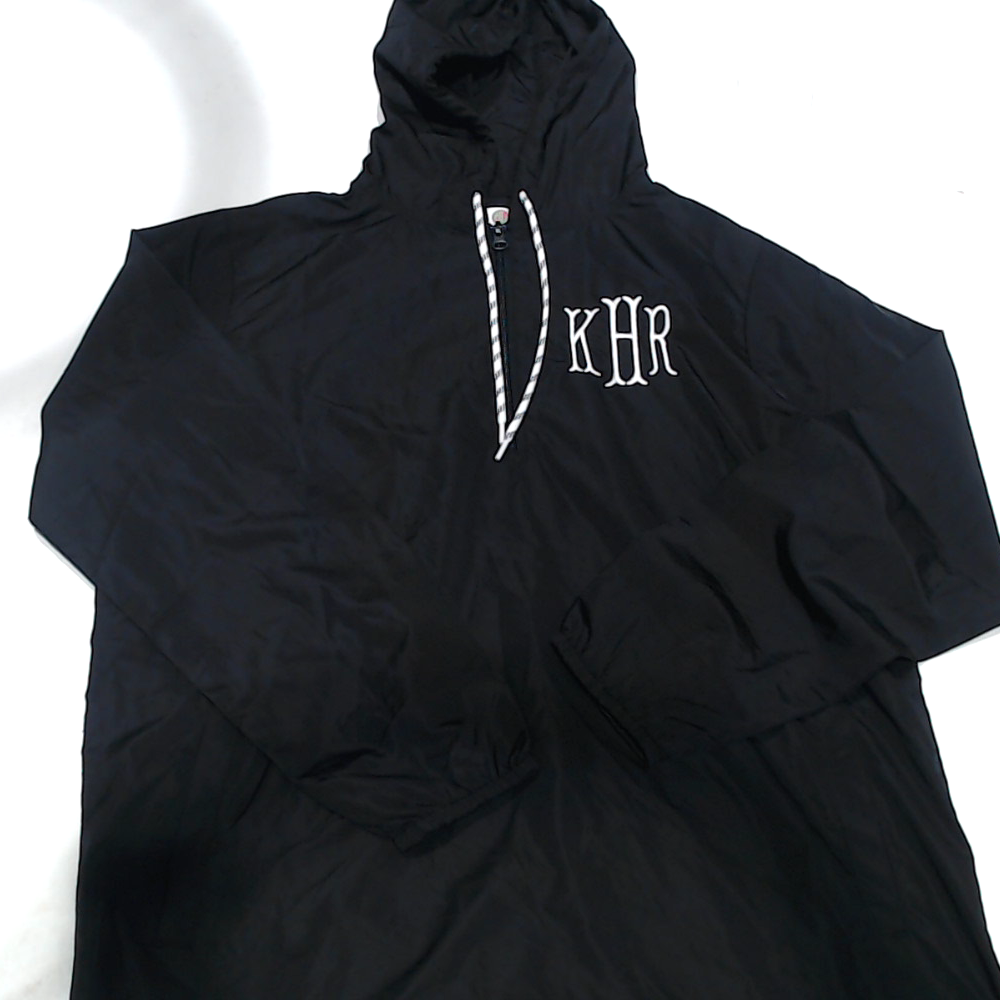 BLOOPER CLOTHING: Monogrammed Pullover Rain Jacket