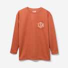 Personalized Quilted Sweatshirt | Pumpkin