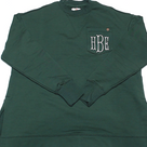 BLOOPER CLOTHING: Monogrammed Crewneck Sweatshirt