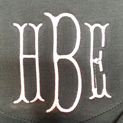 BLOOPER CLOTHING: Monogrammed Crewneck Sweatshirt