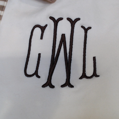 BLOOPER CLOTHING: Monogrammed Colorblock Sweatshirt