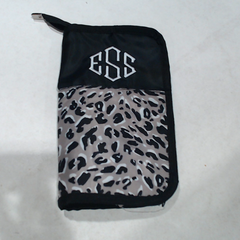 BLOOPER BAG: Monogrammed Makup Bush Bag