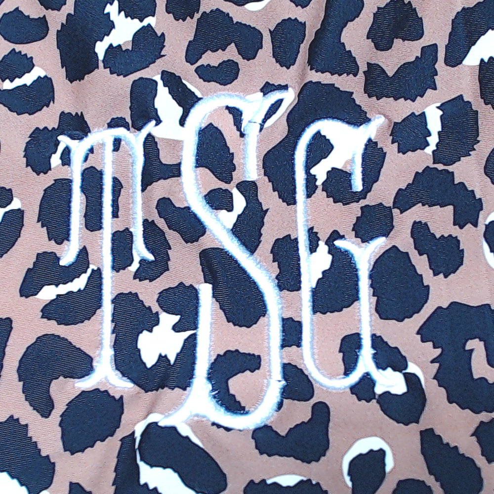 BLOOPER SWIM: Monogrammed Sarong
