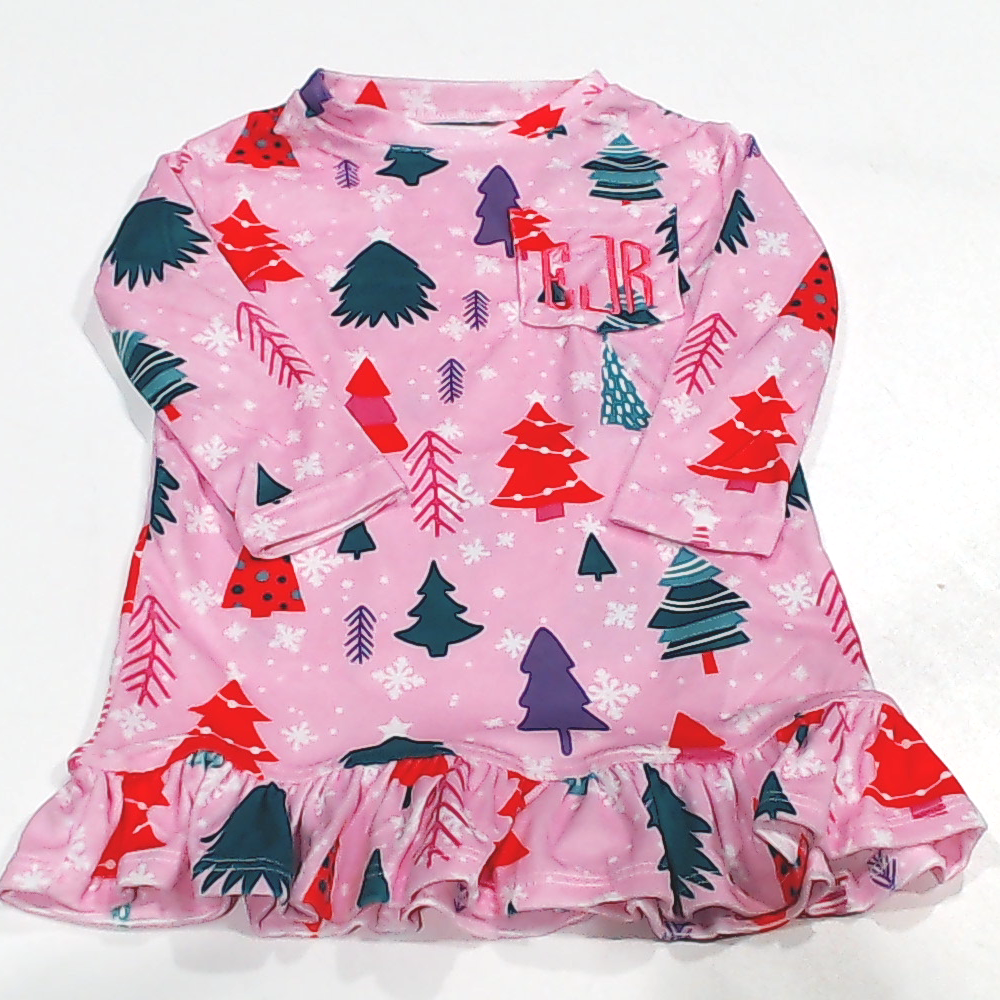 BLOOPER KIDS: Monogrammed Girls Nightgown