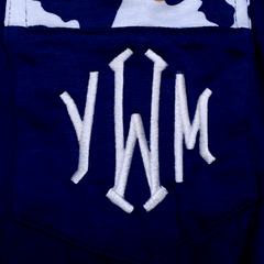 BLOOPER CLOTHING: Monogrammed Top