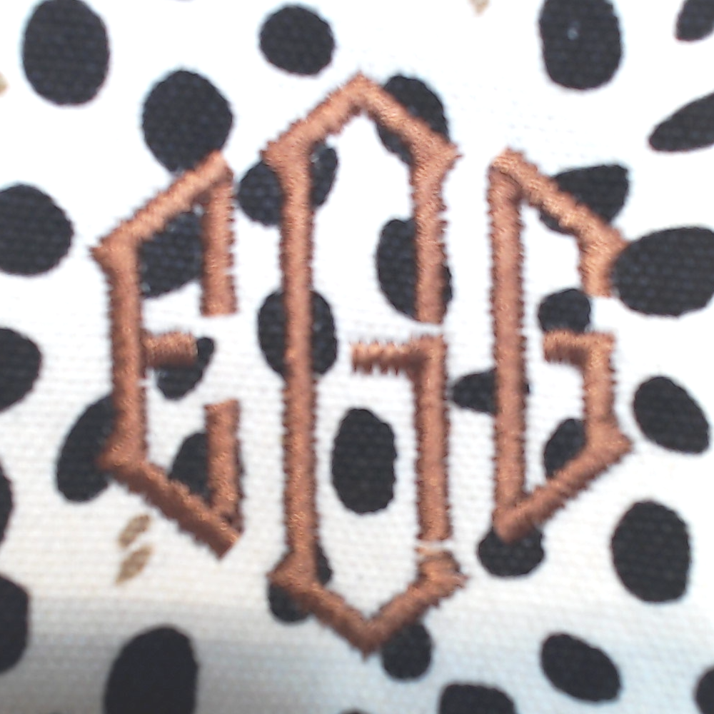 BLOOPER ACCESSORY: Monogrammed Keychain Wallet