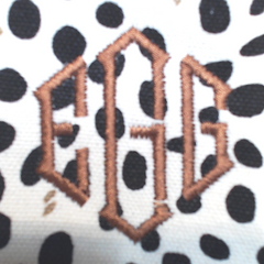 BLOOPER ACCESSORY: Monogrammed Keychain Wallet