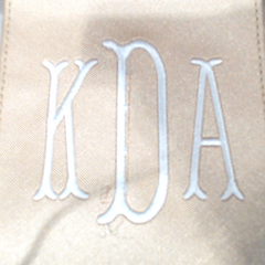 BLOOPER BAG: Monogrammed Clear Toiletry Case