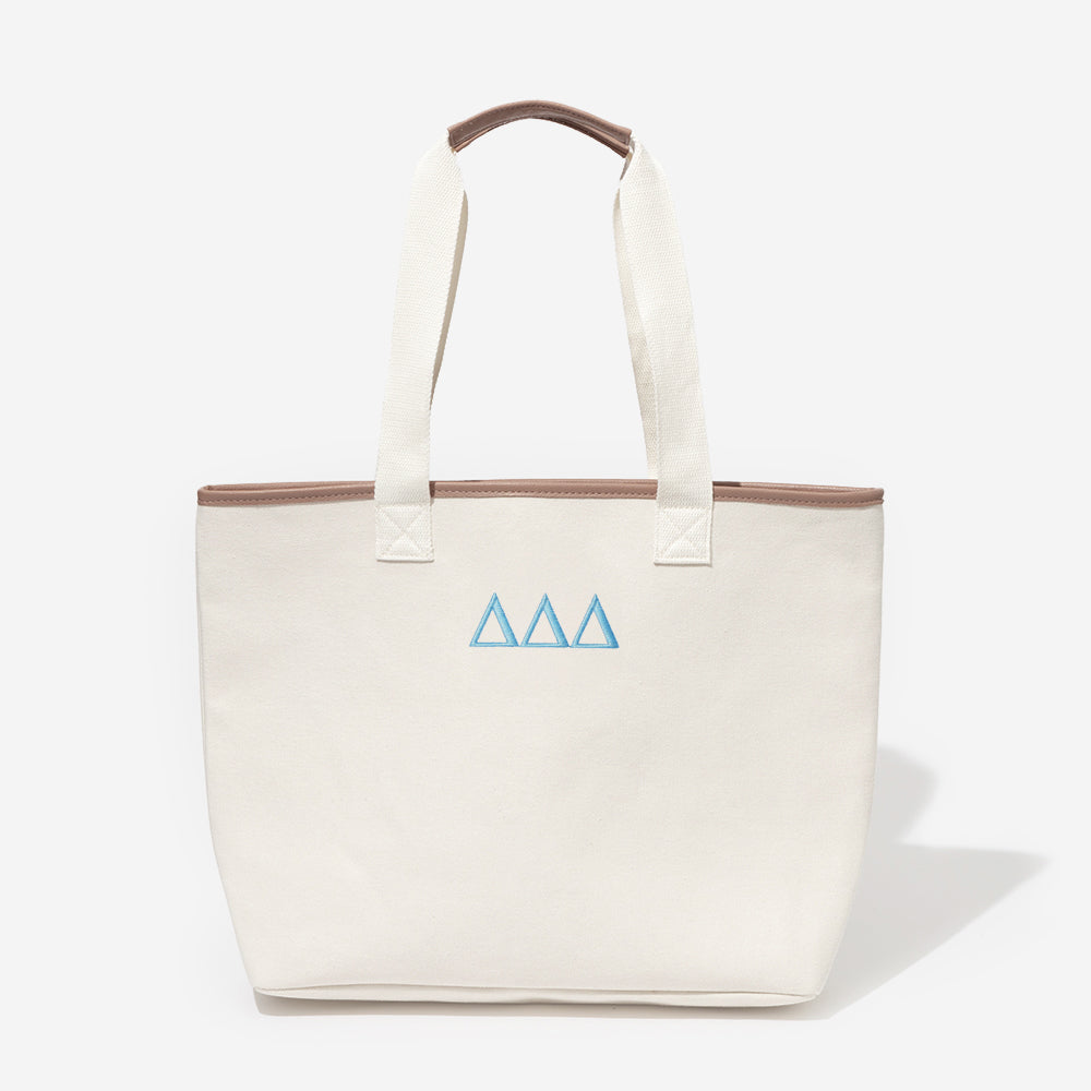 delta delta delta tote bag
