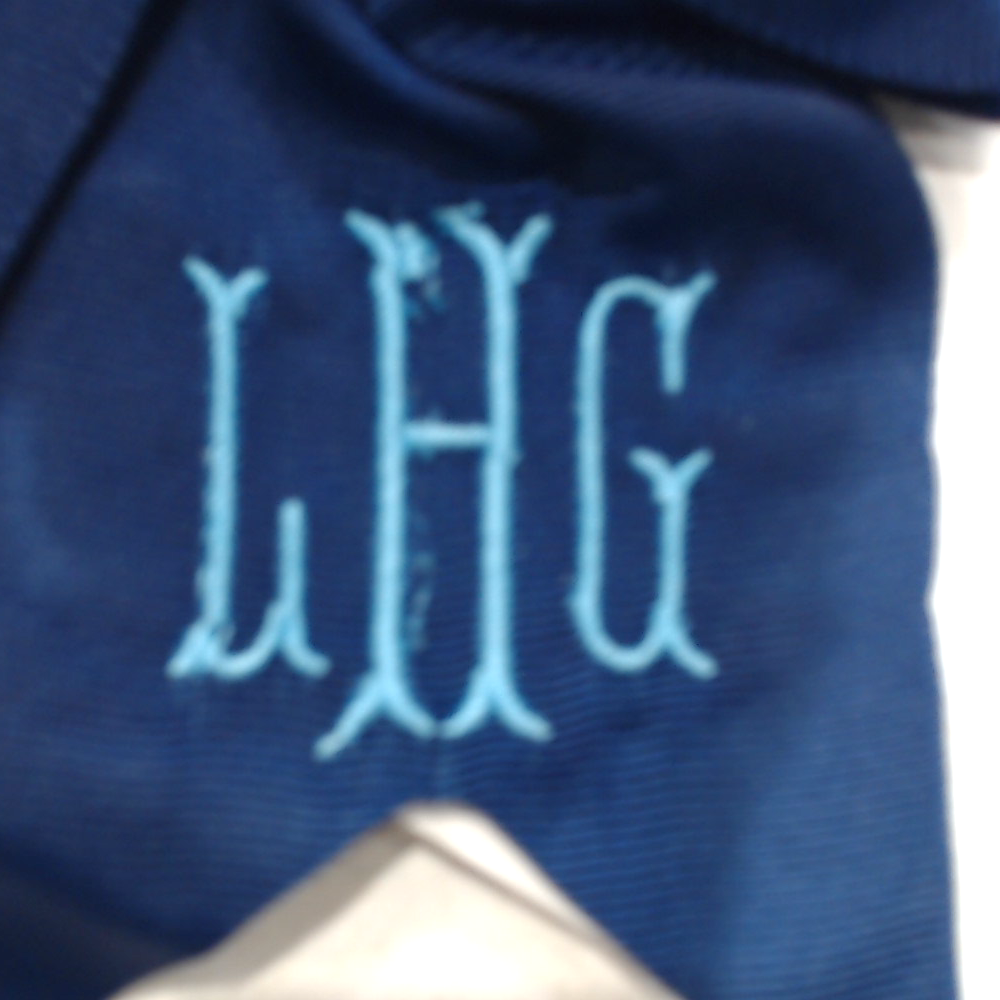 BLOOPER KIDS: Monogrammed Girls Hair Bow
